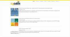 Desktop Screenshot of cycubix.com
